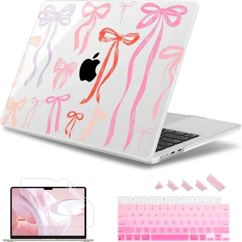 Miniatura 22 de May Chen para M4 MacBook Air de 13.6 pulgadas Funda 2025 2024 2023 2022 Modelos: A3240 A3113 M3 A2681 M2, Carcasa de plástico rígido para MacBook