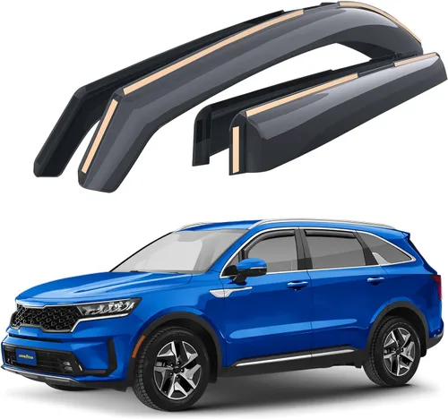 Miniatura 13 de Goodyear - Deflectores de ventana de canal irrompibles para Toyota Sienna 2011-2020, protectores para la lluvia, viseras para la ventana del auto
