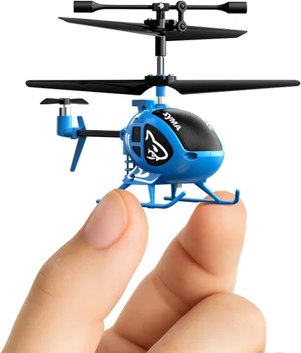 Miniatura 10 de SYMA Mini helicóptero RC S100 con estabilizador de giroscopio, retención de altitud, 3.5 canales, tiempo de vuelo de 5-7 minutos, helicóptero