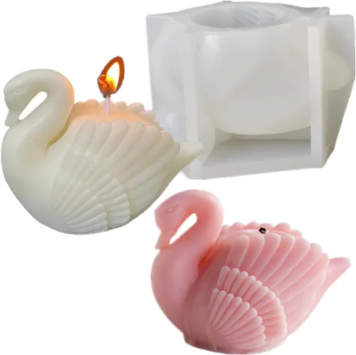 Miniatura 9 de Moldes de jabón de pájaro 3D, molde de resina hecho a mano, molde de vela, moldes de arte para manualidades, decoraciones de pasteles