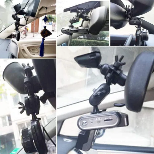 Miniatura 8 de Kakalote Soporte universal para coche - Soporte y soporte para cámaras de salpicadero, se adapta a la mayoría de los modelos (negro)