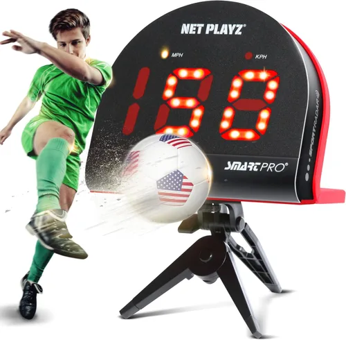 Radares de fútbol, equipo de entrenamiento de sensores de velocidad (pistolas de radar manos libres, pistolas de velocidad de disparo | Regalos de