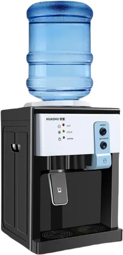 Miniatura 8 de Despachador de agua de carga superior eléctrico, dispensador de agua fría y caliente para botellas de 1 a 5 galones, enfriador de agua de mostrador