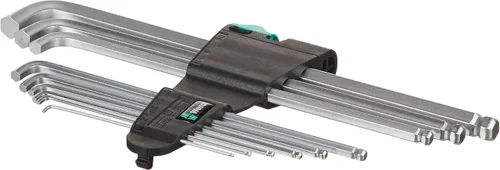 Miniatura 3 de Wera 05073594001 950 Pkls/9 Sm N Sb Juego de llaves hexagonales de brazo largo