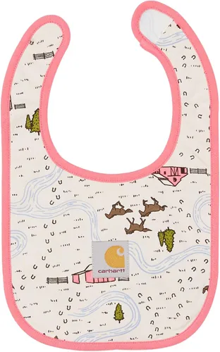 Miniatura 7 de Carhartt Baby-girls - Conjunto de 3 piezas de body de manga larga, overoles y babero de comida