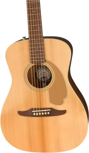 Miniatura 2 de Fender Malibu Player Guitarra Electroacústica, Natural, Diapasón de Nogal