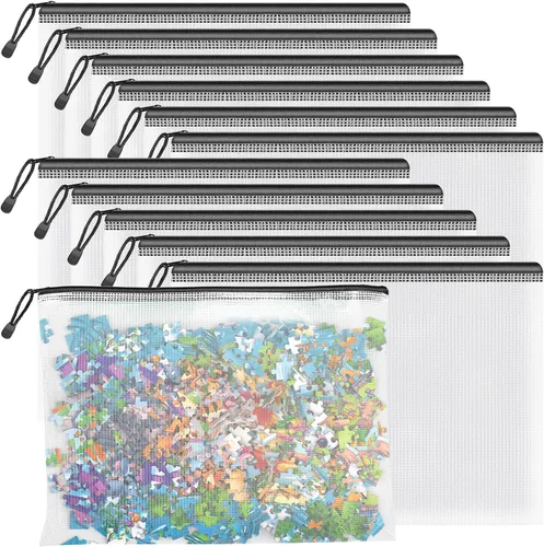 Miniatura 15 de Umriox Bolsa con cremallera, 16.9 x 12.4 pulgadas (12 colores, 12 paquetes), bolsas extra grandes con cremallera, bolsas impermeables