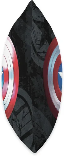 Miniatura 2 de Marvel The Falcon and The Winter Soldier Captain America Shield - Almohada de 18 x 18 pulgadas, multicolor