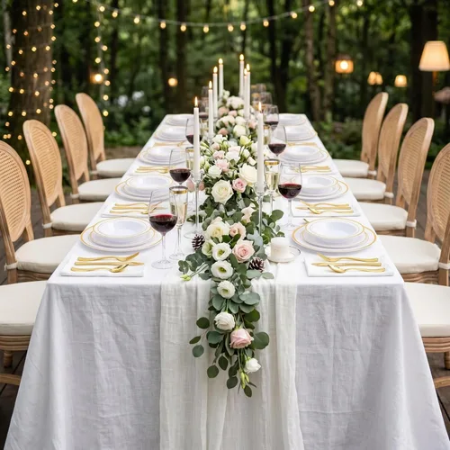 Miniatura 7 de N9R 30 cuencos de plástico desechables con borde dorado, cuencos de plástico blanco elegante de 12 onzas, cuencos de ensalada de postre de primera