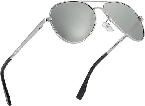 Miniatura 46 de Gafas de sol polarizadas de aviador pequeñas para niñas y niños de 4 a 16 años