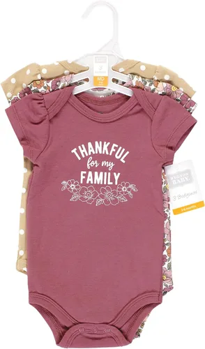 Miniatura 454 de Hudson Baby baby-girls Cotton Bodysuits 3-pack