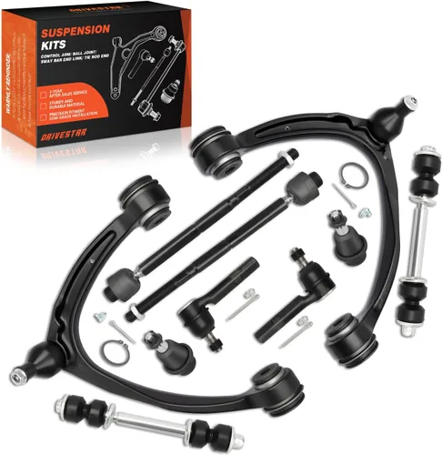 Miniatura 18 de Kit de brazo de control delantero de 14 piezas, para Chevrolet Silverado 2500 (HD), Silverado 3500 (HD), Suburban 2500, para GMC Sierra 2500 (HD)