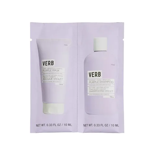 VERB Purple Shampoo - Champú tonificante vegano para cabello rubio, gris y plateado, libre de sulfatos y parabenos nocivos, corrector de color