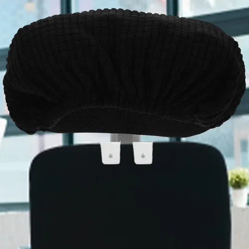 Miniatura 2 de DECHOUS Funda elástica para reposacabezas de silla de oficina, para silla de computadora, para protección del cuello y uso en la oficina en casa