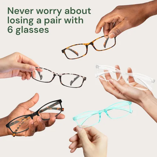 Miniatura 7 de Gaoye Gafas de lectura para hombres/mujeres, lentes, lectores de luz azul para hombres/mujeres, lentes de ojos