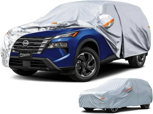 Miniatura 92 de Kayme - Cubierta completa impermeable de 6 capas para automóvil, apta para todo clima, protección para exteriores contra lluvia, rayos ultravioleta