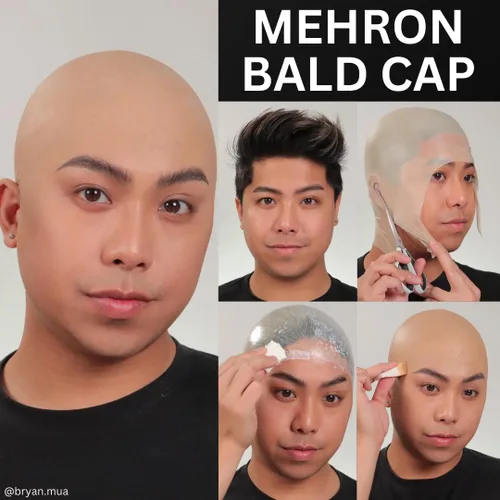Miniatura 4 de Mehron - Kit de maquillaje premium de personaje (gorra calva)
