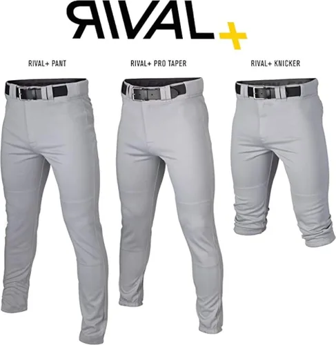 Miniatura 4 de Easton Rival+ Baseball Pant Full LengthSemi-Relaxed Fit Adult Sizes Solid & Piped Options