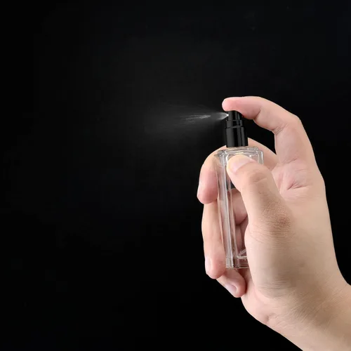 Miniatura 5 de Botella atomizadora de vidrio de 1.0 fl oz, botellas de perfume de 1 oz vacías, atomizador de vidrio, botella atomizador de viaje pequeña recargable