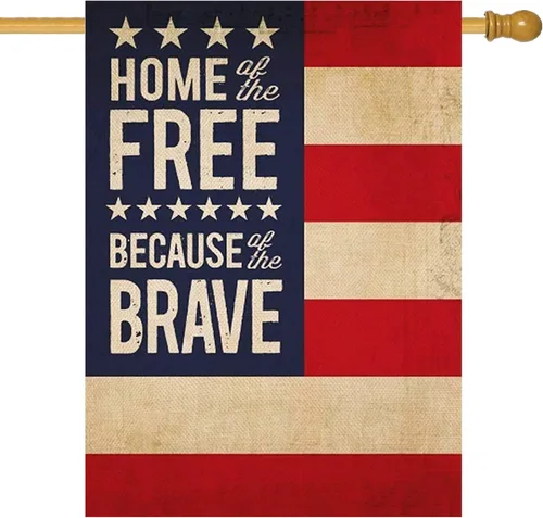 Miniatura 7 de Bandera decorativa para el jardín con motivo del 4 de julio, diseño patriótico de Estados Unidos, Día de los Caídos de Estados Unidos, decoración