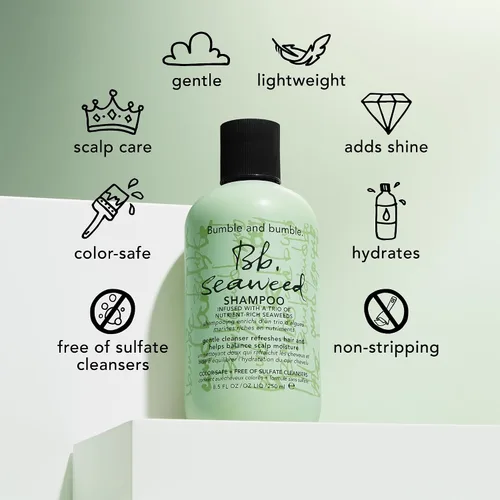 Miniatura 6 de Bumble and bumble. Seaweed Hydrating Shampoo Gently Cleanses Without Stripping Improves Scalp Hydration Sulfate Cleanser Free For Fine to