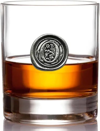 Miniatura 16 de English Pewter Company - Vaso de whisky de 11 onzas con inicial de monograma, regalos únicos para hombres, regalos personalizados con tu elección