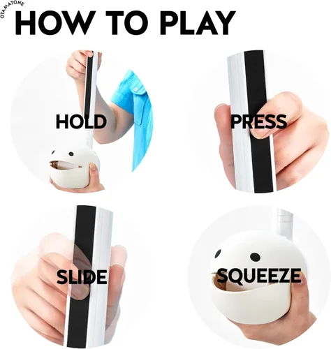 Miniatura 2 de Otamatone Deluxe [Manual en inglés] Instrumento musical electrónico sintetizador de Japón por Cube/Maywa Denki, blanco Deluxe Inglés Blanco