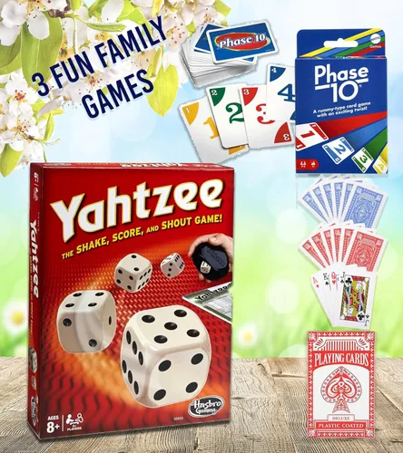 Miniatura 2 de Cesta de regalo para noche de juegos en familia – Paquete de juegos de cartas y mesa, máquina de palomitas, palomitas, galletas, caramelos salados