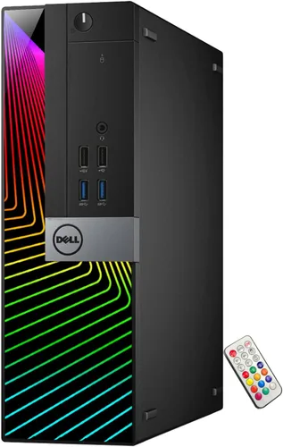 Miniatura 4 de Dell Computadora de escritorio Optiplex de factor de forma pequeño Intel 8ª generación i5-8500 (6 núcleos) hasta 4.10 GHz Memoria RAM DDR4 de 16