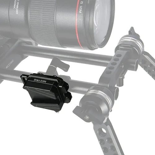 Miniatura 2 de NICEYRIG Placa base de liberación rápida con kit de ensamblaje V-Lock, para Arca estándar multiusos placa base de cámara aplicable para batería