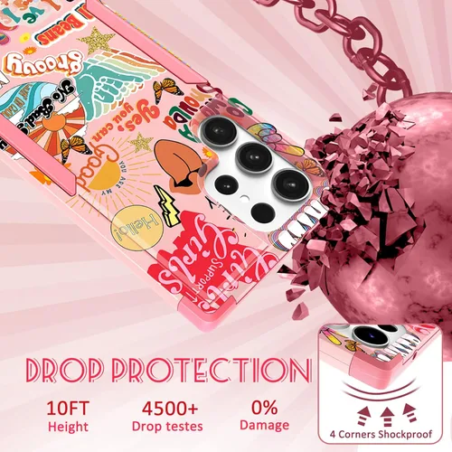 Miniatura 117 de Funda para Samsung Galaxy S22 - Funda de Teléfono para Mujeres Chicas Lindas Cubierta Diseño Único Estético Genial para Adolescentes Kawaii Fresa