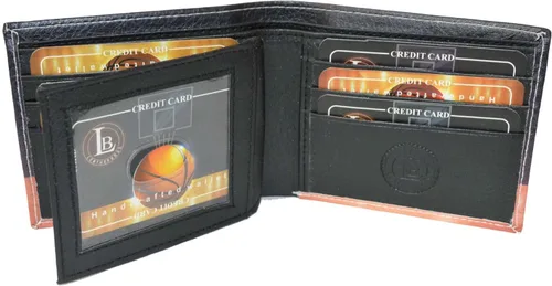 Miniatura 4 de Leatherboss - Aro de baloncesto impreso para piso de madera dura, plegable, para tarjetas de crédito, con caja de regalo, multicolor, Multicolorido