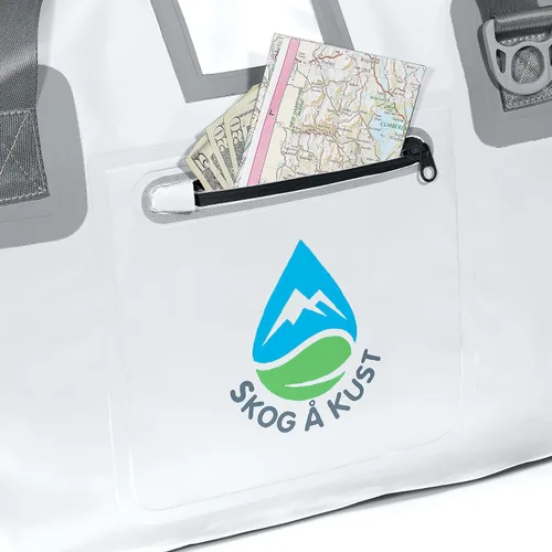 Miniatura 5 de Skog Å Kust DuffelSak - Bolsa de lona impermeable, 40 L, color blanco