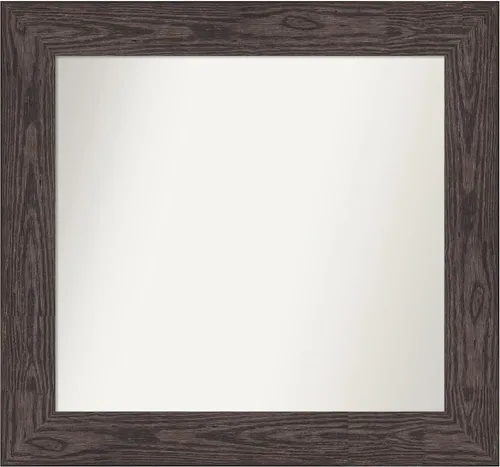 Miniatura 25 de Amanti Art Espejo personalizado, espejo de baño negro puente, espejo de pared o espejo de tocador de baño sobre el fregadero (26 x 26 pulgadas)