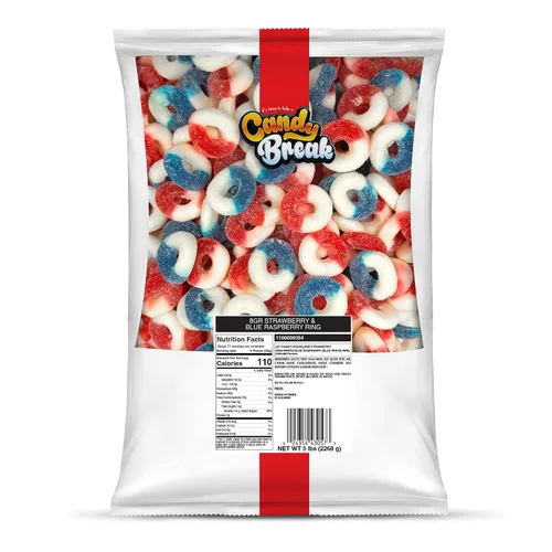 Miniatura 11 de Candy Break Fruity & Sweet Blue Sharks Bolsa de 5 libras de tamaño compartido – Paquete de caramelos masticables a granel – Snacks para niños