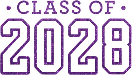 Miniatura 25 de Class of 2028 Iron On Decal, Senior Class Shirt Patch, Heat Transfer, HTV Graphic Tshirt Sticker, DIY Crafts, Pick Size Color, Iron-On Almost Gold