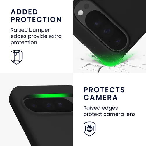 Miniatura 315 de kwmobile Funda Compatible con Google Pixel 6 Pro - Funda de teléfono de silicona TPU con acabado suave - Azul Arrecife
