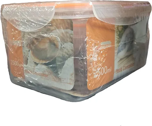 Miniatura 2 de Uniware 3pc microondas seguro grande rectángulo hermético recipiente de alimentos con silicona 400,1200, 84.5 fl oz [7503]