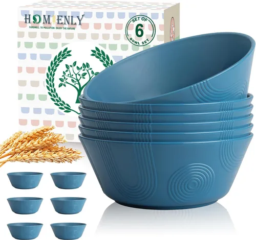 Miniatura 15 de Homienly Juego de 6 tazas de paja de trigo, tazas de salsa irrompibles de 4.5 onzas y tazas de salsa, tazas de condimento para tazas de charcutería