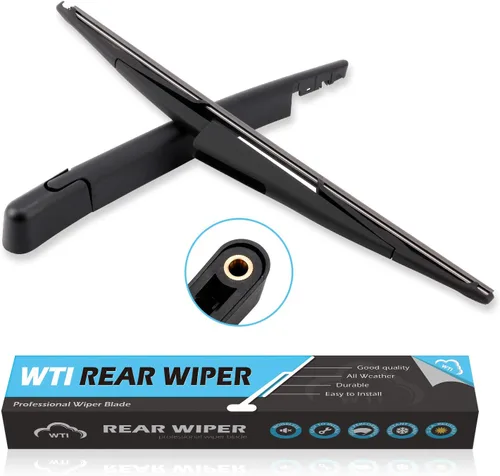 Miniatura 10 de WTI Juego de brazo y escobillas para limpiaparabrisas trasero Compatible con Ford Edge 2007-2014 / Compatible con Lincoln MKX 2007-2014 SUV Conjunto
