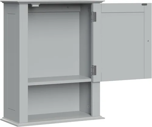 Miniatura 6 de RiverRidge Ashland pared de una sola puerta, gabinete gris, gris