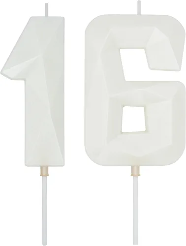 Miniatura 219 de DERVENTA Velas de cumpleaños con números grandes, 3D, color rosa, 3.7 pulgadas, decoración para tartas de fiesta, 1 pieza (número 3 rosa)
