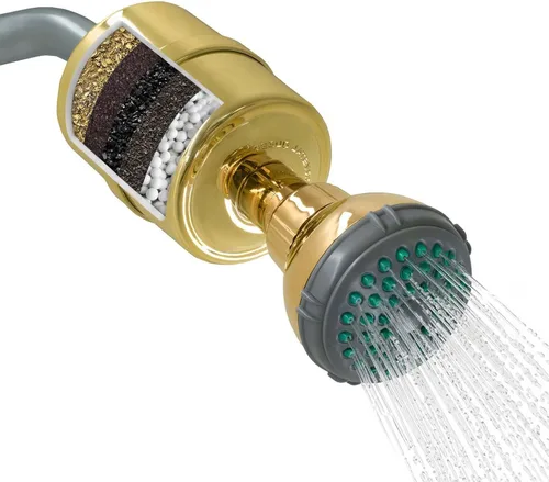 Miniatura 9 de Crystal Quest Filtro de ducha con cabeza, filtro de cabezal de ducha para agua dura, filtro de agua de ducha que elimina cloro, cloraminas