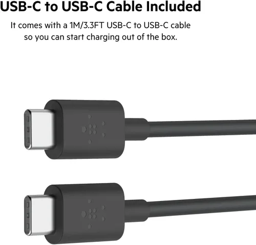 Miniatura 6 de Belkin Cargador rápido de auto de 37 W de doble puerto con cable USB-C de 3.3 pies incluido, puerto USB-C de 25 W PPS y puerto USB-A de 12 W