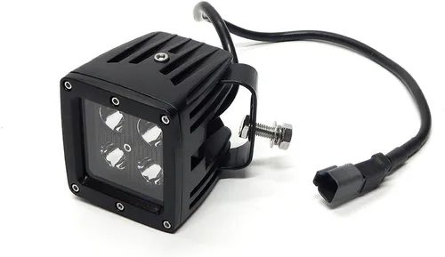 Miniatura 2 de 79916 - Foco LED cuadrado de cara negra de 3 x 3 pulgadas, 16 W (arnés DT 79900/1440 lúmenes), serie negra