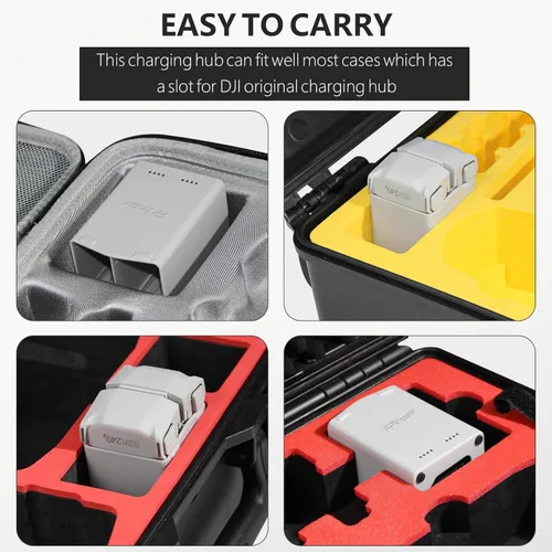 Miniatura 7 de AMAZEAR Cargador de batería para accesorios DJI Mini 5 Pro/Mini 4 3, DJI Mini5Pro Mini4/3 Series Hub de carga bidireccional con adaptador