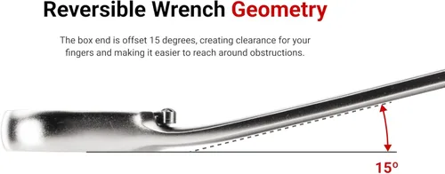 Miniatura 2 de TEKTON WRC23424 - Llave combinada de trinquete reversible de 12 puntos de 24 mm 0.945 pulgadas