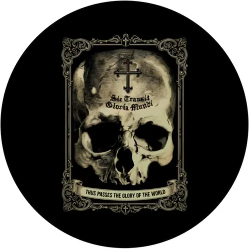 Miniatura 3 de Skull Sic Transit Gloria Mundi Latin Transience Christian PopSockets Adhesive PopGrip