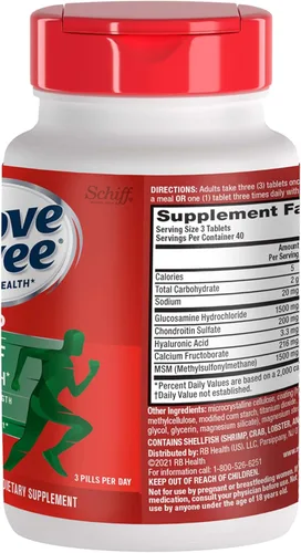 Miniatura 10 de Move Free Suplemento avanzado de glucosamina, condroitina y MSM para el apoyo de las articulaciones, apoya la movilidad, comodidad, fuerza