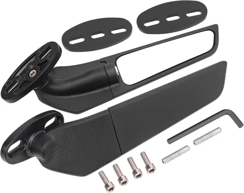 Espejos retrovisores modificados para motocicleta, espejos laterales giratorios ajustables para Honda CBR125R CBR250R CBR300R CBR500R CBR600F4
